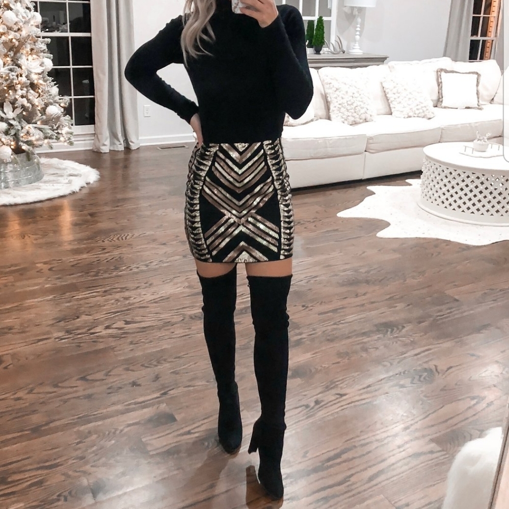 Sequin Skirt